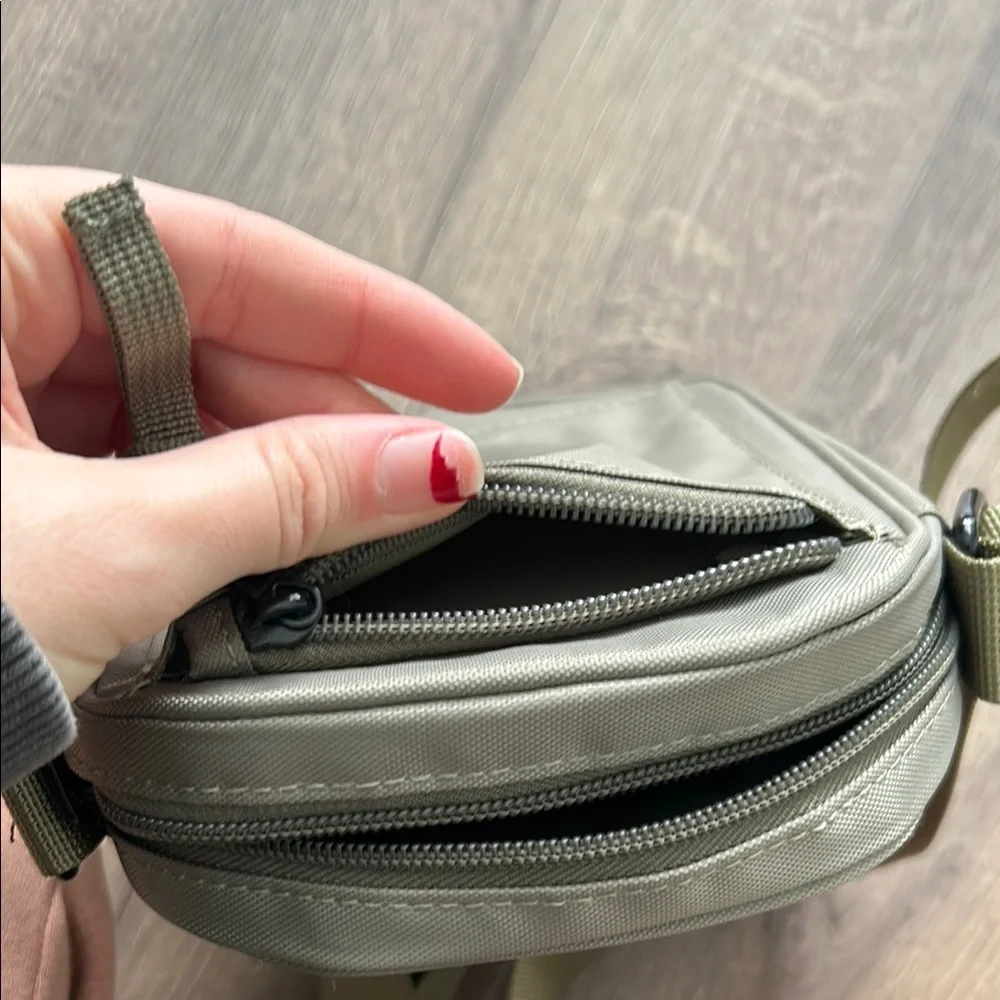 Urban Outfitters Green Messenger Bag with Adjustable Strap